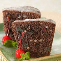 Cara membuat Cake Cokelat Buah Campur - Resep Masakan Rumahan