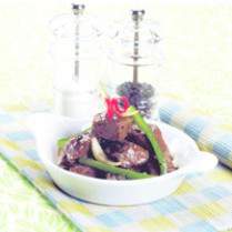 Cara membuat Daging Tumis Lada Hitam - Resep Masakan Rumahan