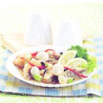 Cara membuat Gurame Goreng Taosi - Resep Masakan Rumahan