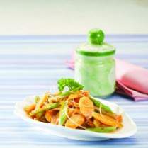 Cara membuat Wortel Tumis Buncis - Resep Masakan Rumahan