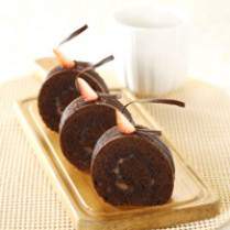Cara membuat Bolu Gulung Cokelat Kukus - Resep Masakan Rumahan