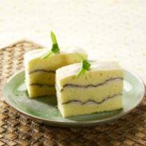 Cara membuat Cake Tape Kukus Lapis Kelapa Muda - Resep Masakan Rumahan