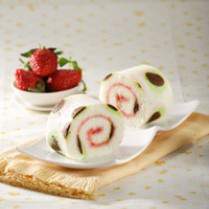 Cara membuat Bolu Kukus Gulung Pelangi - Resep Masakan Rumahan