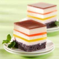 Cara membuat Puding Pelangi Ketan Hitam - Resep Masakan Rumahan