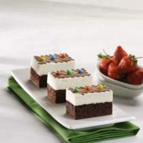 Cara membuat Puding Brownis Lapis Kacang - Resep Masakan Rumahan