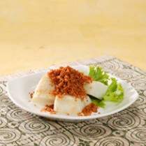 Cara membuat Bubuk Kedelai Rebon Pedas - Resep Masakan Rumahan