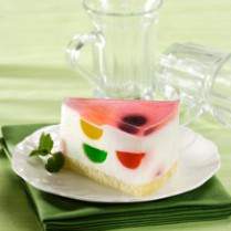 Cara membuat Puding Cake Polkadot - Resep Masakan Rumahan