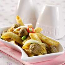 Cara membuat Pene Bola-Bola Kari - Resep Masakan Rumahan