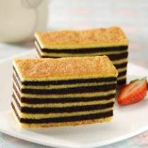 Cara membuat Lapis Legit Cokelat Putih Telur - Resep Masakan Rumahan
