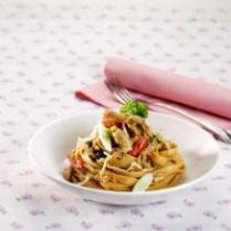 Cara membuat Fetucini Goreng Jawa - Resep Masakan Rumahan