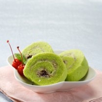 Cara membuat Bolu Gulung Pandan Pisang Cokelat - Resep Masakan Rumahan