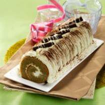 Cara membuat Bolu Gulung Ala Tiramisu - Resep Masakan Rumahan