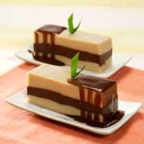 Cara membuat Puding Biskuit Berempah Lapis Cokelat - Resep Masakan Rumahan