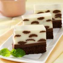 Cara membuat Puding Cake Bermotif - Resep Masakan Rumahan