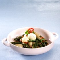 Cara membuat Kacang Panjang Tumis Jamur Telur Puyuh - Resep Masakan Rumahan