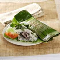 Cara membuat NASI BAKAR CUMI HITAM - Resep Masakan Rumahan