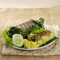 Cara membuat NASI BAKAR KUNING - Resep Masakan Rumahan