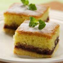 Cara membuat Kue Potong Kelapa Lapis Ceri Hitam - Resep Masakan Rumahan