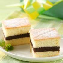 Cara membuat Cake Lapis Hunkwe Pisang Cokelat - Resep Masakan Rumahan