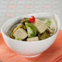 Cara membuat Kuah Segar Sawi Asin - Resep Masakan Rumahan