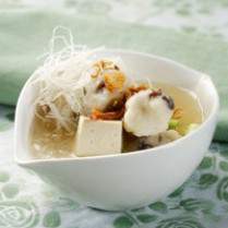 Cara membuat Bakso Cumi Bintik Hitam Berkuah - Resep Masakan Rumahan