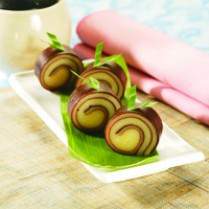 Cara membuat LAPIS SAGU UBI GULUNG - Resep Masakan Rumahan