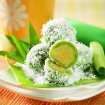 Cara membuat KLEPON KUKUS KACANG HIJAU - Resep Masakan Rumahan