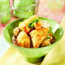Cara membuat TAHU KUNING TUMIS JAMUR - Resep Masakan Rumahan