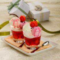 Cara membuat ES KRIM JELI STROBERI - Resep Masakan Rumahan