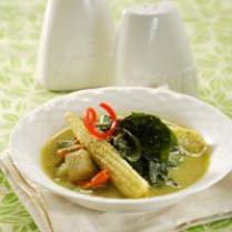 Cara membuat SAYUR DAUN LABU BUMBU KUNING - Resep Masakan Rumahan