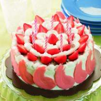 Cara membuat STROBERI FRUIT CAKE - Resep Masakan Rumahan