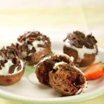 Cara membuat DONAT MINI BLACKFOREST - Resep Masakan Rumahan