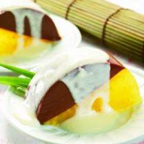 Cara membuat PUDING NANAS COKELAT BEREMPAH - Resep Masakan Rumahan