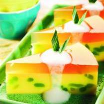 Cara membuat PUDING CENDOL LABU KUNING - Resep Masakan Rumahan