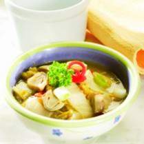 Cara membuat SAWI PUTIH CAH JAMUR - Resep Masakan Rumahan