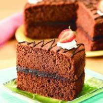 Cara membuat CAKE COKELAT KETAN HITAM BERLAPIS - Resep Masakan Rumahan