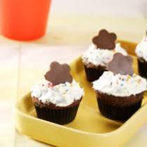 Cara membuat CUP CAKE KACANG COKELAT - Resep Masakan Rumahan