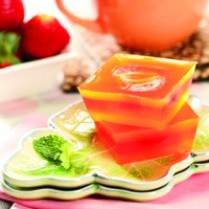 Cara membuat JELI MANGGA STROBERI - Resep Masakan Rumahan