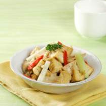 Cara membuat TUMIS TAHU - Resep Masakan Rumahan