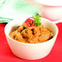 Cara membuat KARI KAMBING PEDAS KERING - Resep Masakan Rumahan