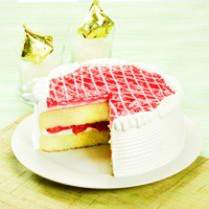 Cara membuat CAKE VANILA STROBERI - Resep Masakan Rumahan