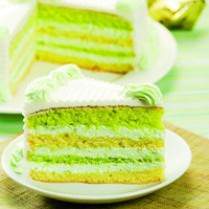 Cara membuat CAKE PANDAN BERHIAS - Resep Masakan Rumahan