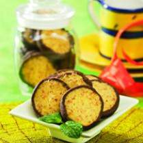 Cara membuat KUE KERING KEJU LAPIS COKELAT - Resep Masakan Rumahan