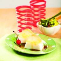 Cara membuat PUDING SANTAN BELEWAH SAUS GULA MERAH - Resep Masakan Rumahan