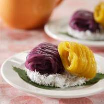 Cara membuat PUTU MAYANG WARNA WARNI - Resep Masakan Rumahan