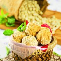 Cara membuat ONDE-ONDE KETAWA MOKA KACANG - Resep Masakan Rumahan