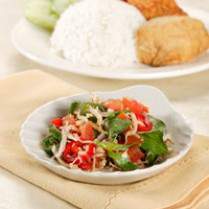 Cara membuat SAMBAL TERI KEMANGI - Resep Masakan Rumahan