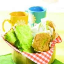 Cara membuat BOLU HONGKONG PANDAN - Resep Masakan Rumahan