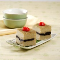 Cara membuat PUDING KUKUS LAPIS BISKUIT - Resep Masakan Rumahan