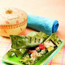 Cara membuat PEPES UDANG KELAPA - Resep Masakan Rumahan